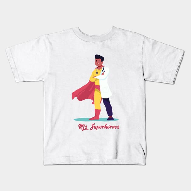 Médicos Superhéroes Kids T-Shirt by SocialDesign